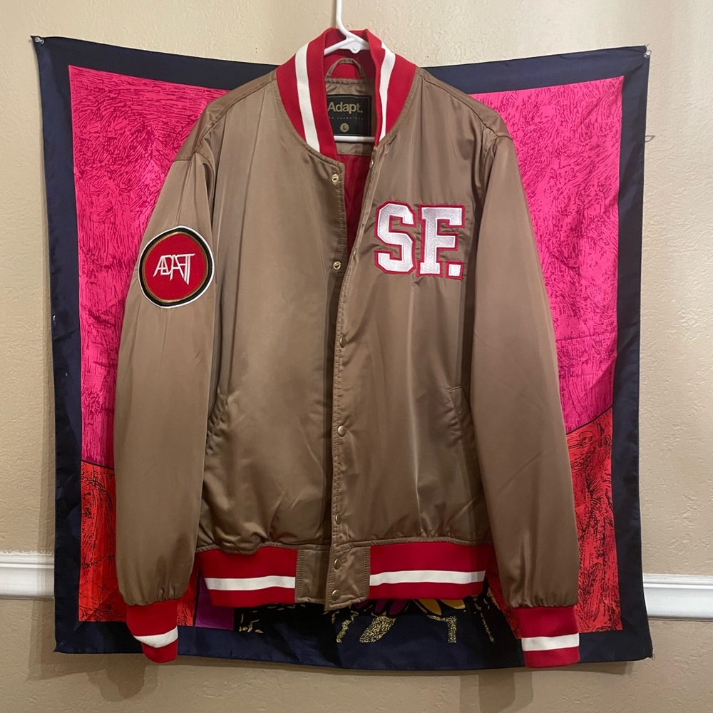 SF Men's Brown Bomber Jacket